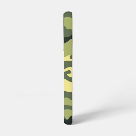 Camo Camping Hunting Green Camouflage Samsung Galaxy Hoesje (Linkerkant)