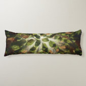 Camo Canopy - Een rustige bosvlucht Lichaamskussen (Voorkant)