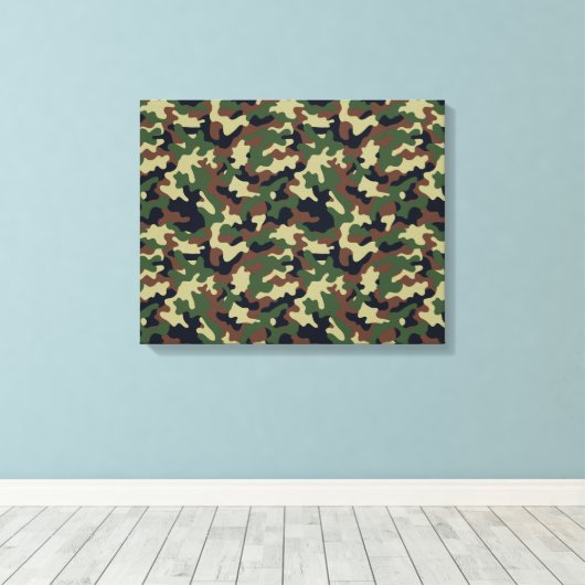 Camo Canvas Afdruk (Insitu (Houten vloer))