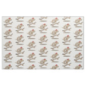 Camo Capybara Skateboarding Stof (Fat Quarter)