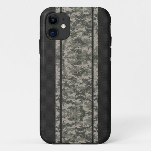 Camo & Carbon Fiber iPhone 5 Hoesje (Achterkant)