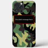 Camo Case-Mate iPhone Case (Achterkant)