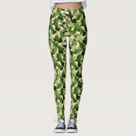 Camo Cats Green Leggings