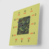 Camo Center: Militaire tijdklok Vierkante Klok (Hoek)