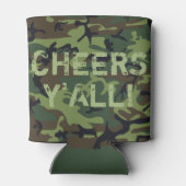 Camo Cheers Y'All Blikjeskoeler (Achterkant)