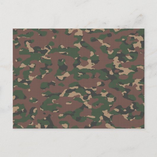 Camo Chic: een militair geïnspireerd voor jagen Ge Briefkaart (Voorkant)