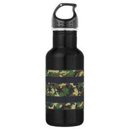 Camo Chicago Flag Special Ops Liberty Bottle Waterfles