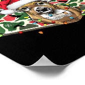 Camo Christmas Santa Deer Hunting Season Holiday O Poster (Hoek)