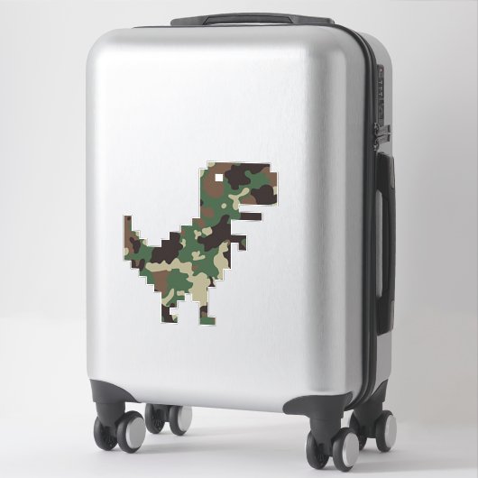 Camo Chrome T-Rex Sticker (Koffer)