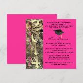 Camo Classic Elegant 2014 Afstuderen Uitnodiging (Voorkant / Achterkant)