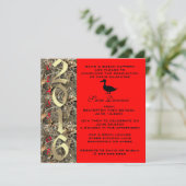 Camo Classic Elegant 2016 Afstuderen Uitnodiging (Staand voorkant)