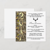 Camo Classic Elegant 2017 Afstuderen Uitnodiging (Voorkant / Achterkant)