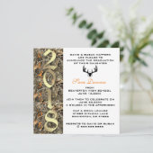 Camo Classic Elegant Afstuderen 2018 Uitnodiging (Staand voorkant)