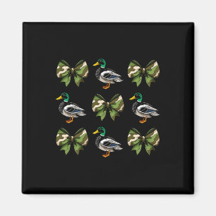 Camo Coquette Bow Duck Hunt Mallard Duck Hunting W Magneet