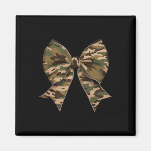 Camo Coquette Bow Eend Jachtmeisjes Kinder Vrouwen Magneet