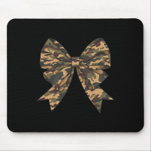 Camo Coquette Bow Eend Jachtmeisjes Kinder Vrouwen Muismat