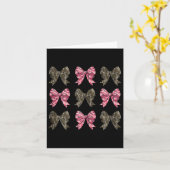 Camo Coquette Bow Eend Jagen Kinder Meisjes Bogen Kaart (Gele Bloem)