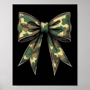 Camo Coquette Bow Hunt Duck Hunting Camouflage 2 Poster