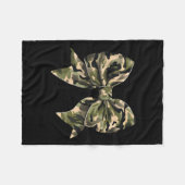 Camo Coquette Bow Hunt Duck Hunting Camouflage Fleece Deken (Voorkant (Horizontaal))