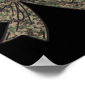 Camo Coquette Bow Hunt Duck Jagen Camouflage Wom Poster (Hoek)