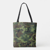 Camo Crazy: Als je niet genoeg kunt krijgen Tote Bag (Achterkant)
