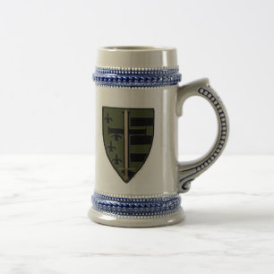 Camo Crest Beer Stein Bierpul
