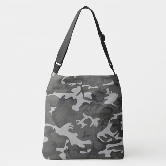 Camo Cross Body Bag, Groot Crossbody Tas (Achterkant)