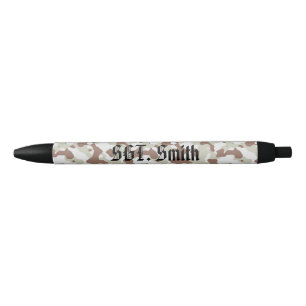 Camo Custom Black Trim Pen, Black Ink Black Ink Pe Zwarte Inkt Pen