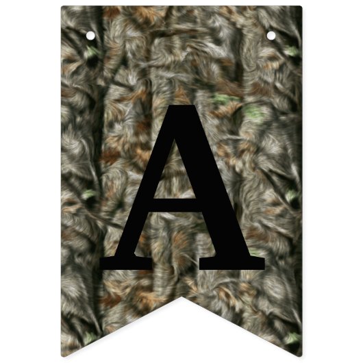 Camo Deer Hunting Buck Mannen Birthday Banner (Derde vlag)