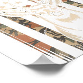 Camo Deer Hunting Fast Food Gag Hunter Gift Funny Poster (Hoek)