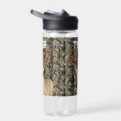 Camo Deer Hunting Name Mannen Sports Buck Waterfles (Rechts)