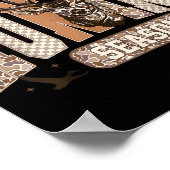 Camo Deer Hunting Season Wildlife Buck Antlers Hun Poster (Hoek)