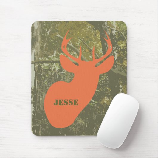 Camo & Deer Mousepad Muismat (Met muis)