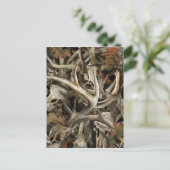 Camo Deer Skulls Briefkaart (Staand voorkant)