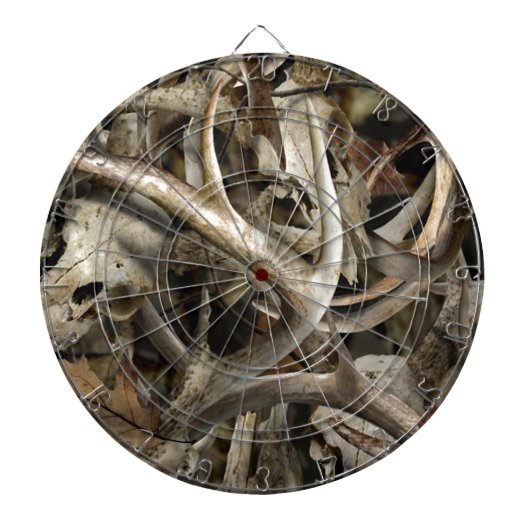 Camo Deer Skulls Dartbord (Voorkant)