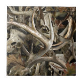 Camo Deer Skulls Tegeltje (Voorkant)