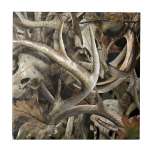 Camo Deer Skulls Tegeltje