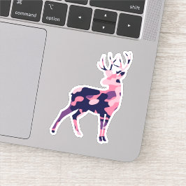Camo Deer Sticker