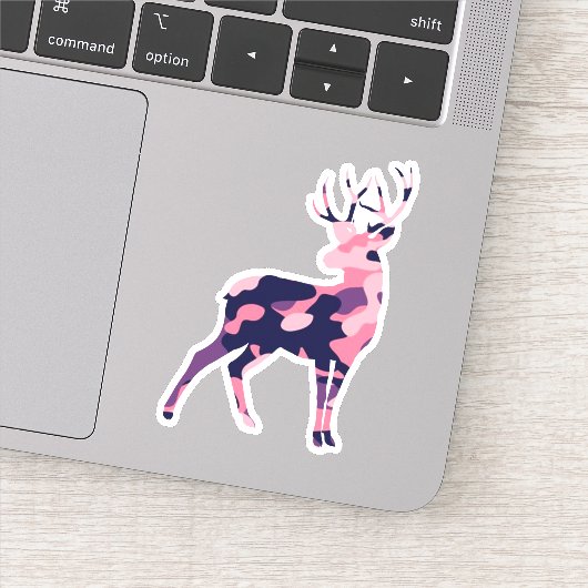 Camo Deer Sticker (Detail)