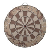 Camo Desert Camouflage Dartbord (Voorkant)