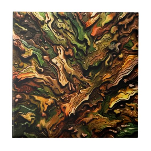 Camo Design Tegeltje (Voorkant)