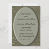 Camo Design Wedding Uitnodiging (Voorkant)