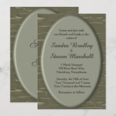 Camo Design Wedding Uitnodiging (Voorkant / Achterkant)