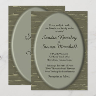 Camo Design Wedding Uitnodiging