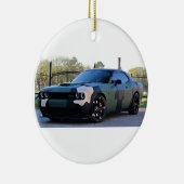 Camo Dodge Challenger Hellcat Keramisch Ornament (Rechts)