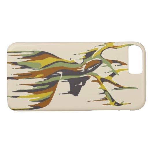 Camo Drip Deer Case-Mate iPhone Case (Achterkant (Horizontaal))