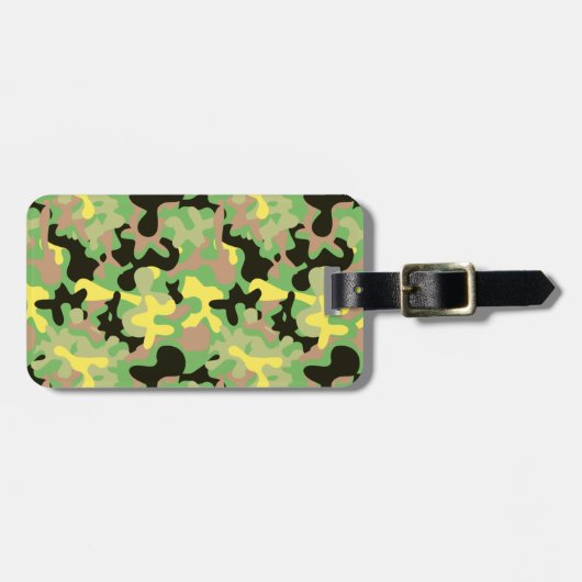 Camo Early Spring Signature Bagagelabel (Voorkant horizontaal)