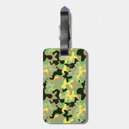 Camo Early Spring Signature Bagagelabel (Achterkant verticaal)