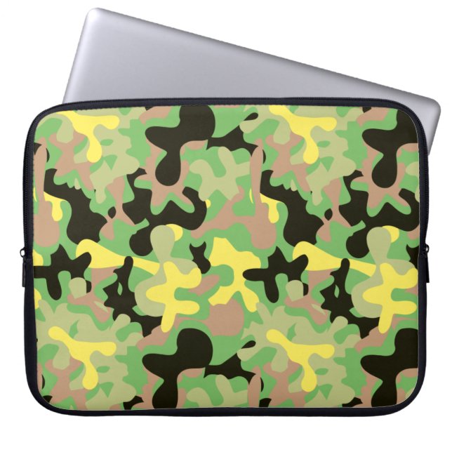Camo Early Spring Signature Laptop Sleeve (Voorkant)