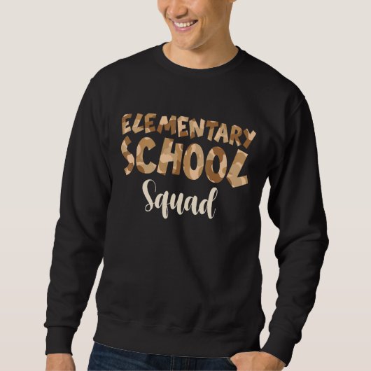 Camo Elementary School Squad Terug naar school jon Trui (Voorkant)